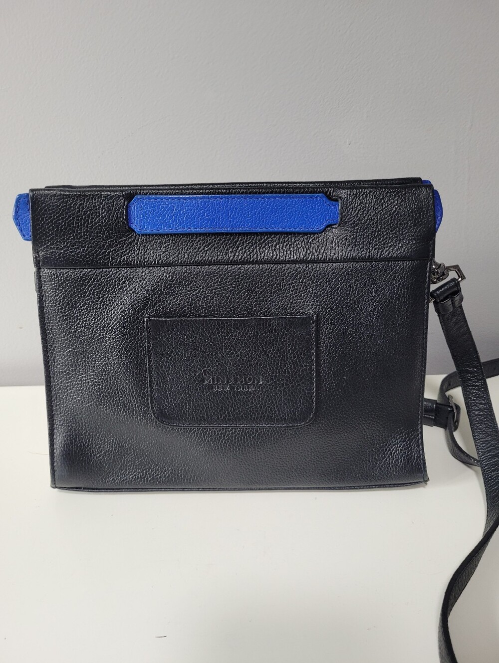 Min & Mon Small Vali Crossbody In All Over Eyes Print And Calfhair - Picture 3 of 9